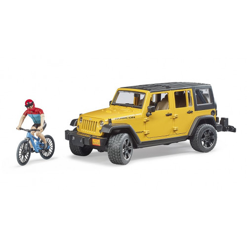 Jeep Wrangler Rubicon con Mountain Bike