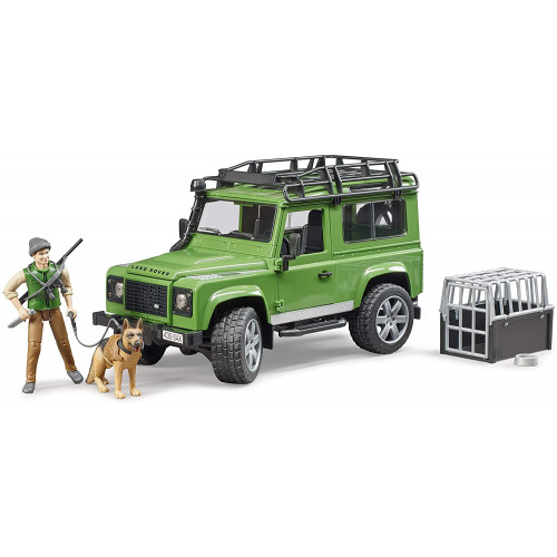 Land Rover Defender Station Wagon con Forestale e cane