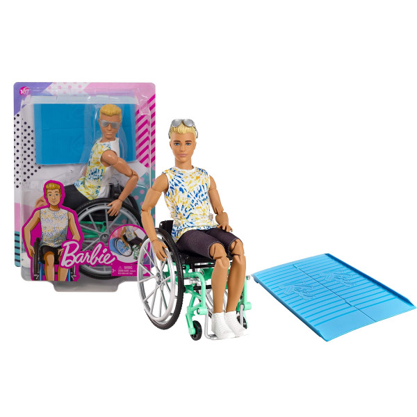 Ken Fashionistas con Sedia a Rotelle