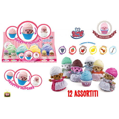 Orsetto Cupcake Grandi Giochi