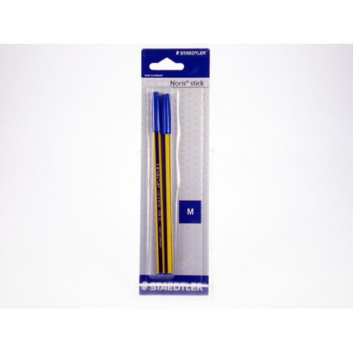 Penna Noris Stick 434 blu 2 pezzi Staedtler