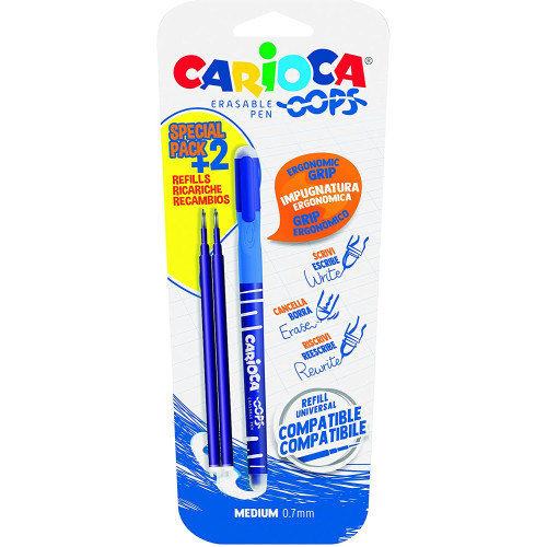 Penna Cancellabile Oops con 2 Refill