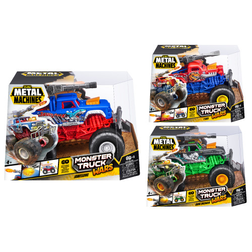 Metal Machine Monster Truck Wars 3 assortimenti