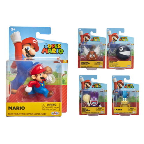 Super Mario personaggi 6cm assortiti