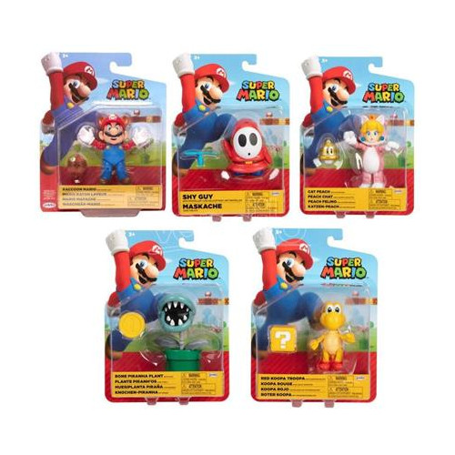 Super Mario Personaggi 10 cm assortiti