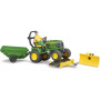 Trattore John Deere Con Rimorchio e Giardiniere