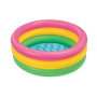 Piscina 3 anelli tonda multicolor 86x25 cm Intex