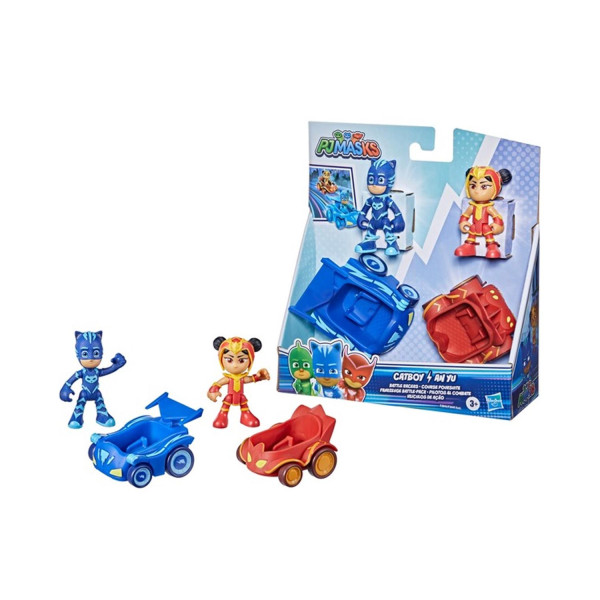 PJ Masks Coppia personaggi con veicolo