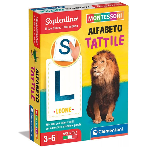 Sapientino Montessori Alfabeto Tattile